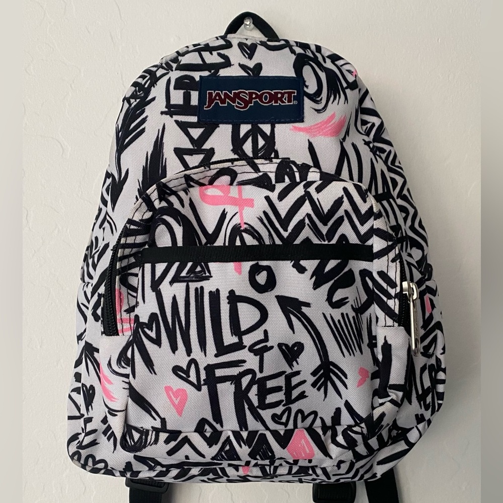 JANSPORT Half Pint Bacpack “Wild and Free” Wild at Heart Mini Backpack